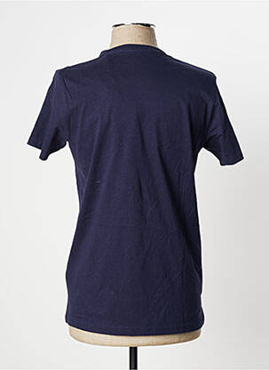 T-shirt coupe cintrée manches courtes bleu FINE LOOK homme