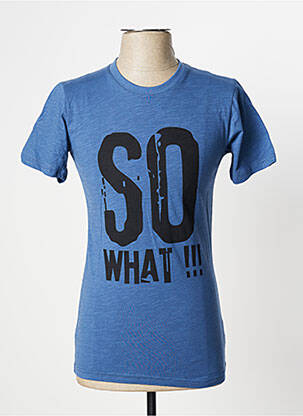 T-shirt stretch manches courtes bleu ESPRIT homme