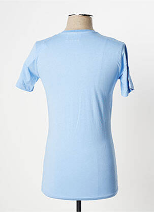 T-shirt stretch manches courtes bleu ESPRIT homme