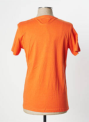 T-shirt coupe cintrée manches courtes orange CLOSE-UP homme