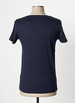 T-shirt coupe cintrée manches courtes bleu NEW GENERATION homme