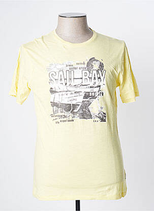 T-shirt jaune SORBINO pour homme