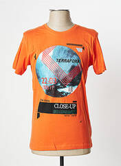 T-shirt orange CLOSE-UP pour homme seconde vue