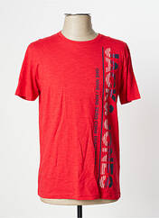 T-shirt rouge JACK & JONES pour homme seconde vue