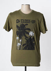 T-shirt vert CLOSE-UP pour homme seconde vue