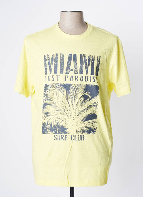 T-shirt jaune ROEBUCK & CO. pour homme