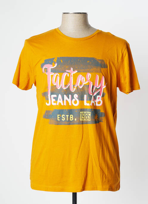 T-shirt orange NEW GENERATION pour homme