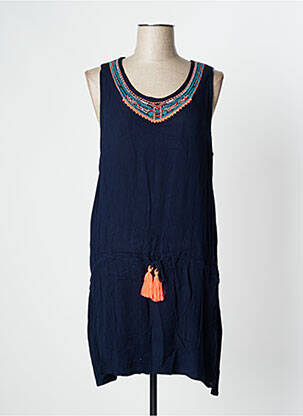 Robe courte sans manche sans manche bleu ETAM femme