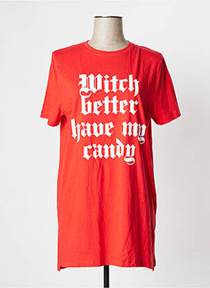 Chemise de nuit sérigraphie rouge UNDIZ femme