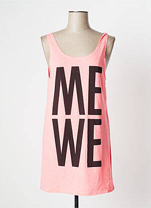 Chemise de nuit sérigraphie rose UNDIZ femme