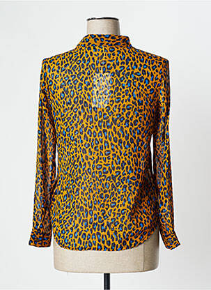 Chemisier coupe droite manches longues jaune GARCIA femme