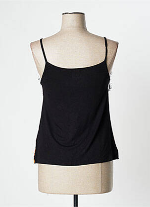 Top col v fines bretelles noir CAMAIEU femme