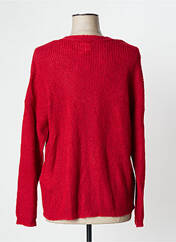 Gilet manches longues rouge CAMAIEU pour femme seconde vue