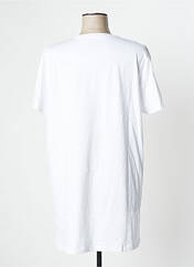 Chemise de nuit blanc UNDIZ pour femme seconde vue