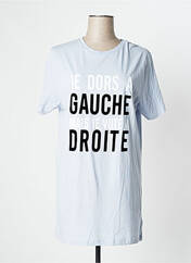 Chemise de nuit bleu UNDIZ pour femme seconde vue