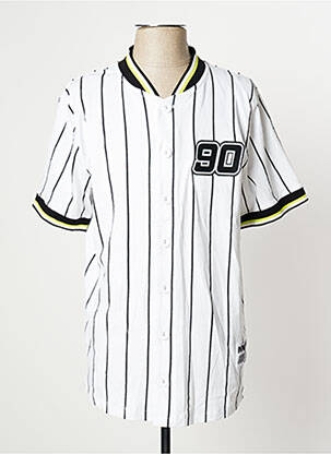 Chemise manches courtes blanc UNDIZ pour homme