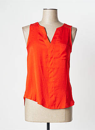 Top rouge CAMAIEU pour femme