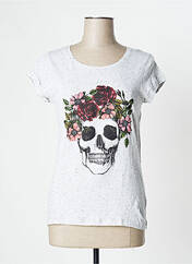 T-shirt gris UNDIZ pour femme seconde vue