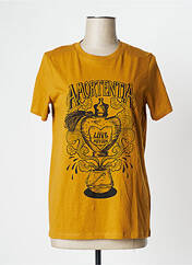 T-shirt jaune UNDIZ pour femme seconde vue