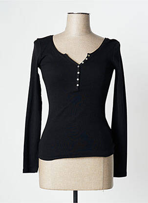 T-shirt noir CAMAIEU pour femme