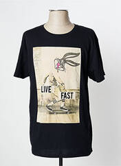 T-shirt noir UNDIZ pour homme seconde vue