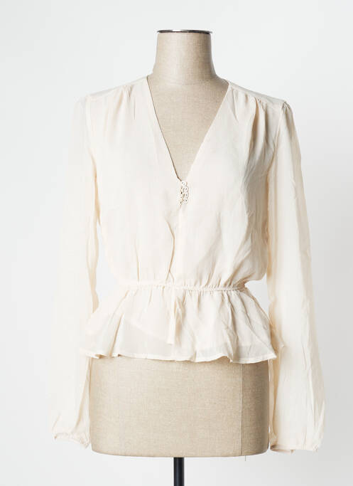 Blouse beige CALIE pour femme