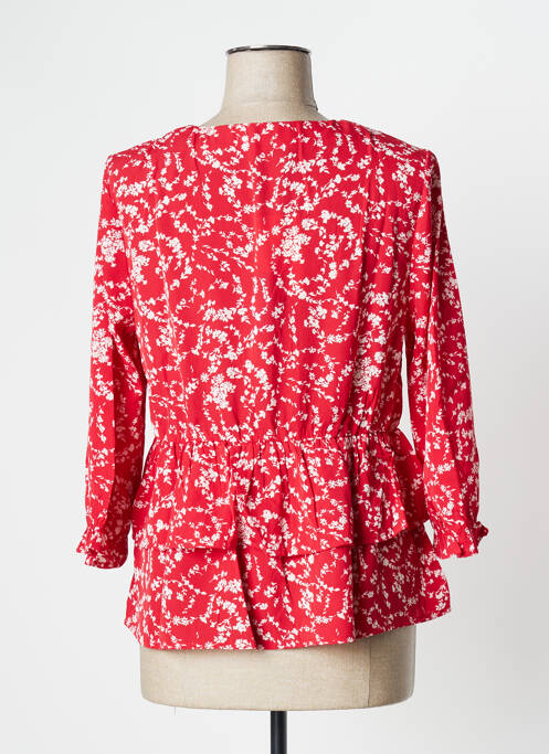 Blouse rouge CALIE pour femme