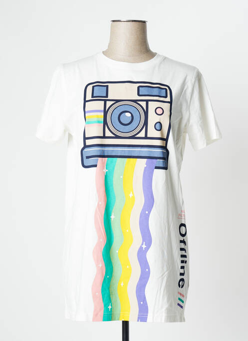 Chemise de nuit beige UNDIZ pour femme