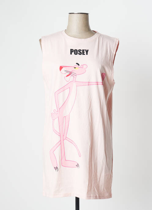 Chemise de nuit rose UNDIZ pour femme