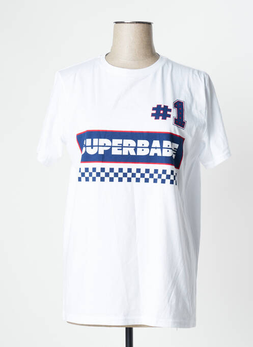 T-shirt blanc UNDIZ pour femme