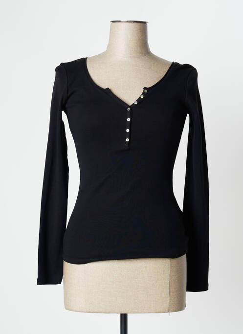 T-shirt noir CAMAIEU pour femme