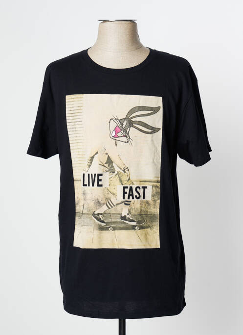 T-shirt noir UNDIZ pour homme