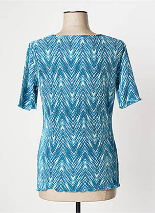 Top imprimé fantaisie manches courtes bleu DAMART femme