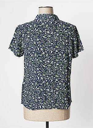 Chemisier manches courtes manches courtes bleu DAMART femme