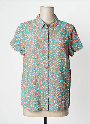 Chemisier manches courtes manches courtes vert DAMART femme