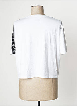 T-shirt imprimé fantaisie manches courtes blanc UNDIZ femme