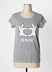 T-shirt gris UNDIZ pour femme seconde vue