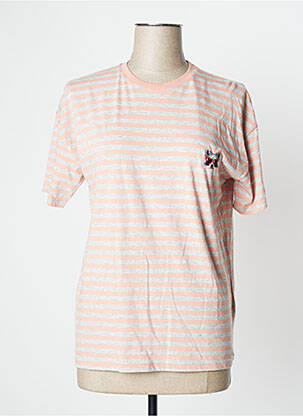 T-shirt rose UNDIZ pour femme
