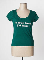 T-shirt vert UNDIZ pour femme seconde vue