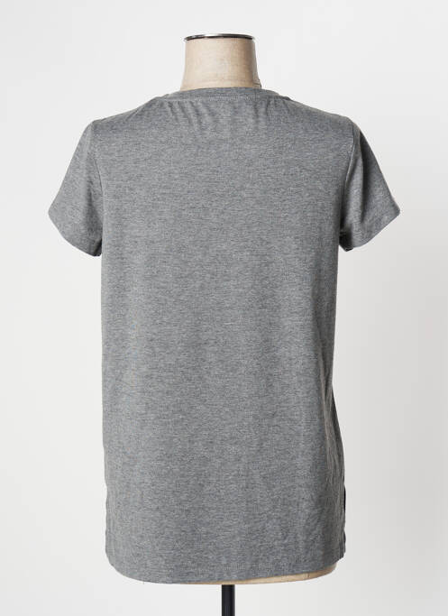 T-shirt gris UNDIZ pour femme