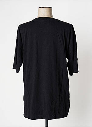 T-shirt imprimé fantaisie manches courtes noir UNDIZ femme