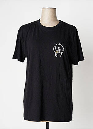 T-shirt imprimé fantaisie manches courtes noir UNDIZ femme