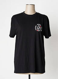 T-shirt imprimé fantaisie manches courtes noir UNDIZ femme