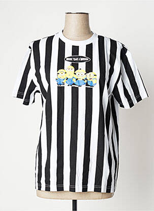 T-shirt coupe droite manches courtes noir UNDIZ femme