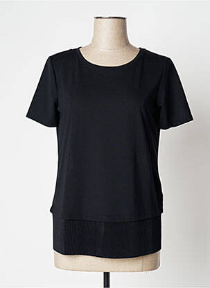 Top manches courtes manches courtes noir CAMAIEU femme