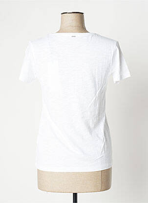 T-shirt imprimé fantaisie manches courtes blanc IKKS femme