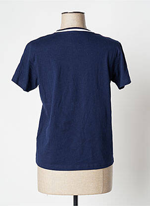 Top manches courtes manches courtes bleu UNDIZ femme