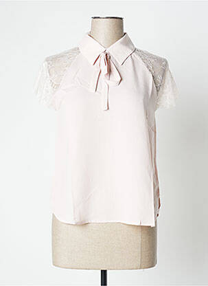 Blouse manches courtes manches courtes rose CALIE femme