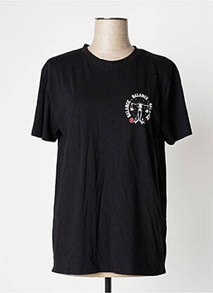 T-shirt noir UNDIZ pour femme