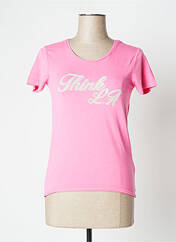 T-shirt rose IKKS pour femme seconde vue